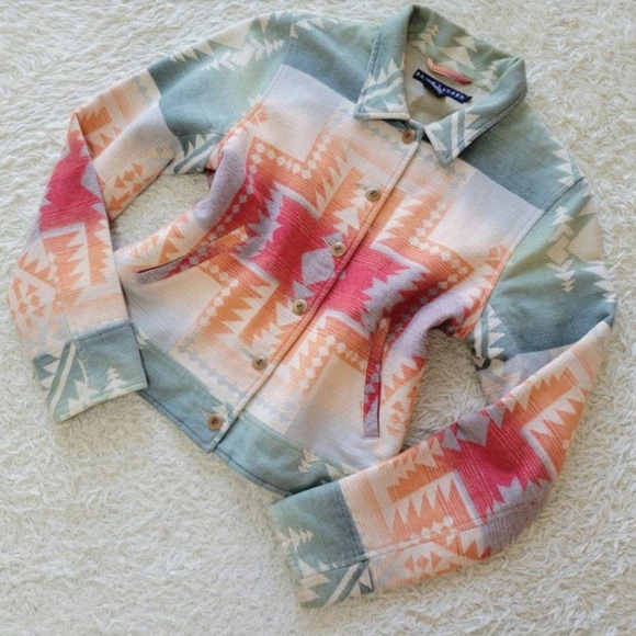 Vintage Ralph Lauren Navajo / Native inspired jacket - Picture 2 of 8